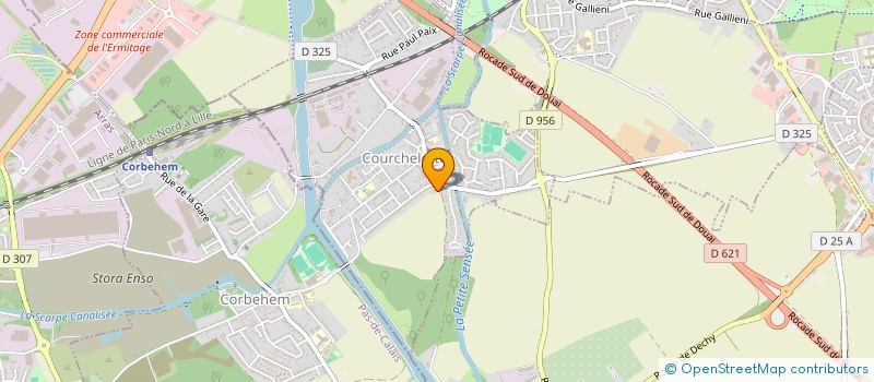 localisation de l'entreprise SCI CLEMENT-BERNARD  COURCHELETTES