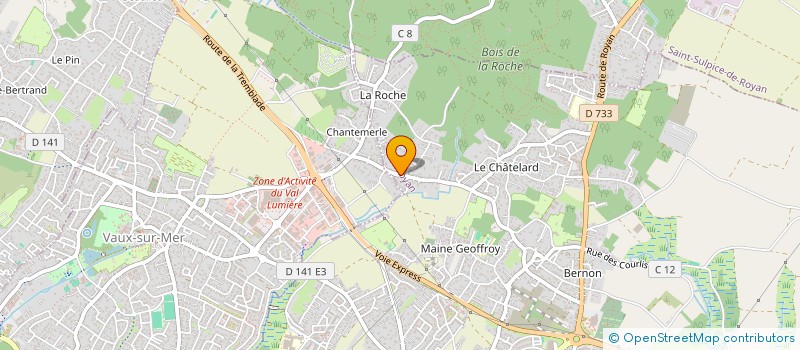 localisation de l'entreprise SCI CLEMENT-BREBINAUD  ROYAN