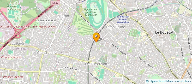 localisation de l'entreprise SCI CLEMENT CHARCOT  BORDEAUX