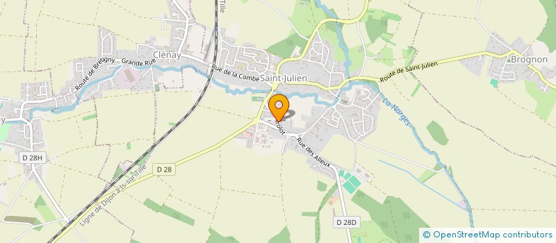 localisation de l'entreprise SCI CLEMENT FOURNIER  SAINT-JULIEN