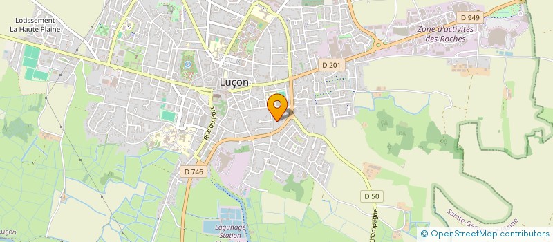 localisation de l'entreprise SCI CLEMENT-JULIETTE  LUCON