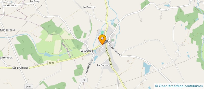 localisation de l'entreprise SCI CLEMENT MONTMAILLER à ORSENNES
