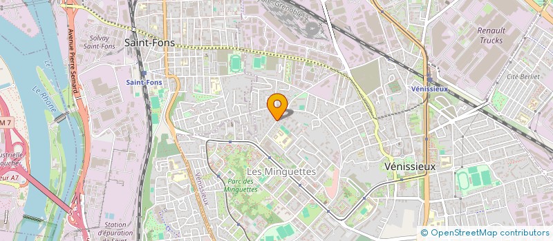 localisation de l'entreprise SCI CLEMENTE  VENISSIEUX