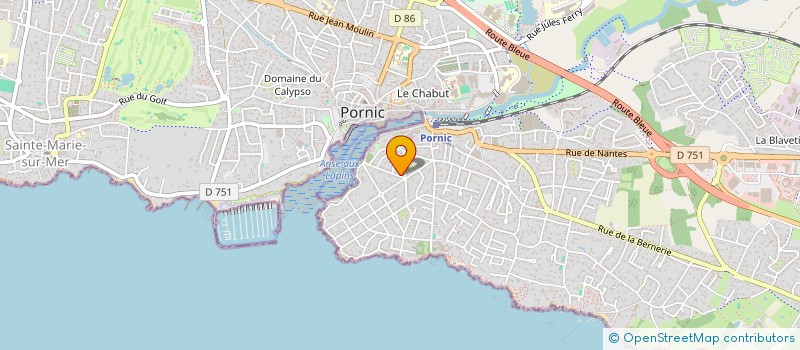 localisation de l'entreprise SCI CLEMENTIN  PORNIC