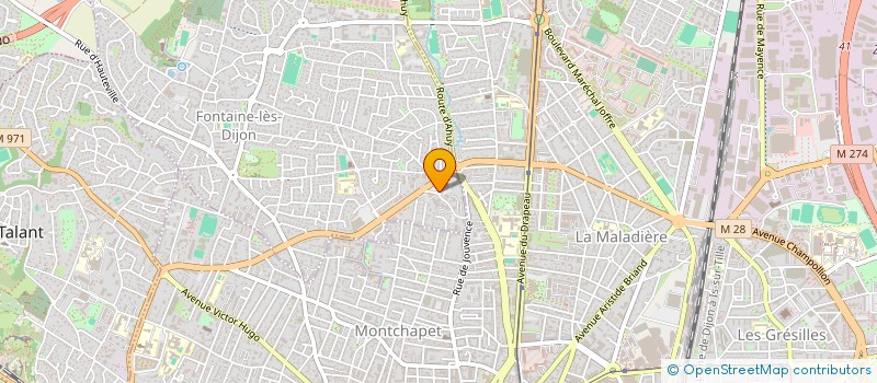 localisation de l'entreprise SCI CLEMENTINE  FONTAINE-LES-DIJON