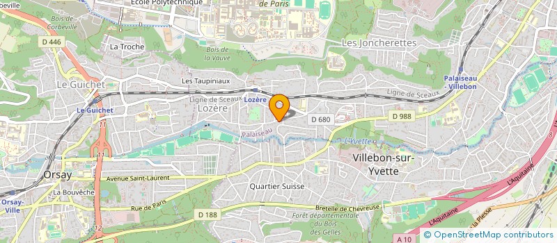 localisation de l'entreprise SCI CLEMENTINE à PALAISEAU