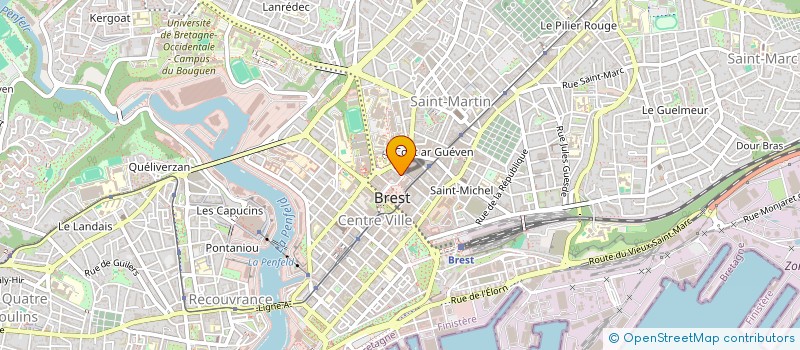 localisation de l'entreprise SCI CLEMENTINE  BREST