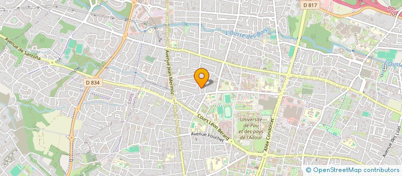 localisation de l'entreprise SCI CLEMENTINE à PAU