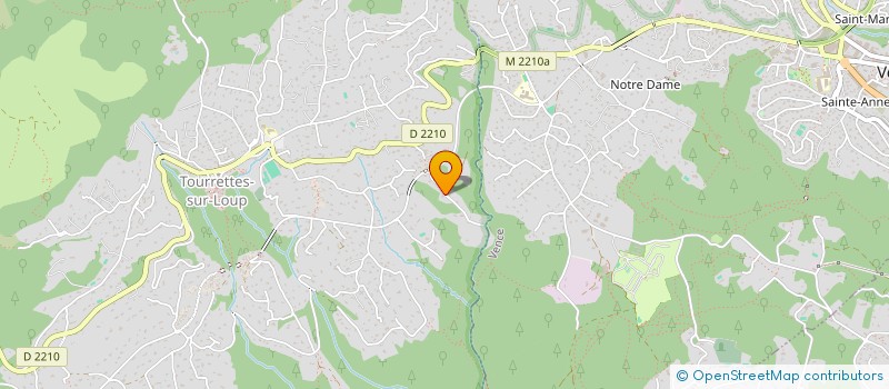 localisation de l'entreprise SCI CLEMENTINE à TOURRETTES-SUR-LOUP