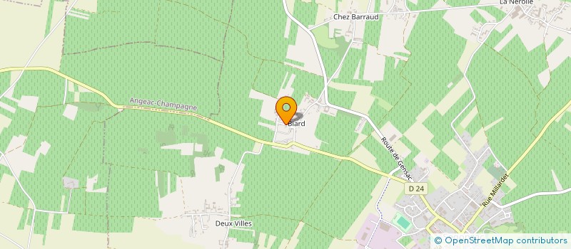 localisation de l'entreprise SCI CLEMENTINE VALENTIN à SEGONZAC