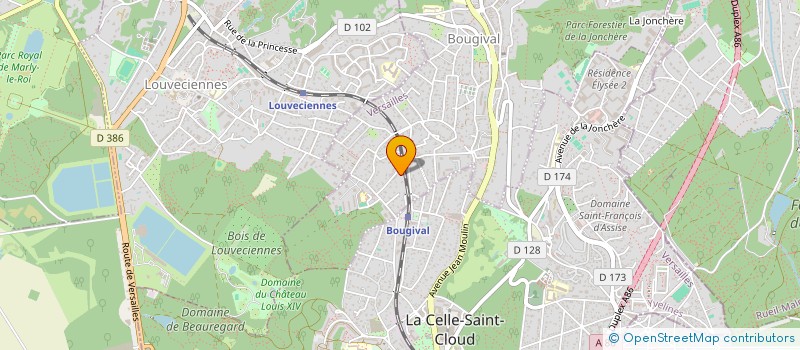 localisation de l'entreprise SCI CLEMENTRINE  BOUGIVAL