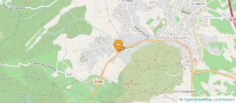 localisation de l'entreprise SCI CLEMGI  CLERMONT-L'HERAULT