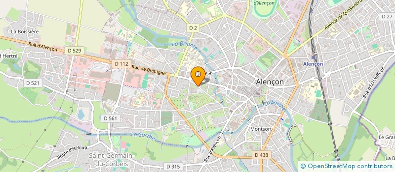 localisation de l'entreprise SCI CLEMIE à ALENCON