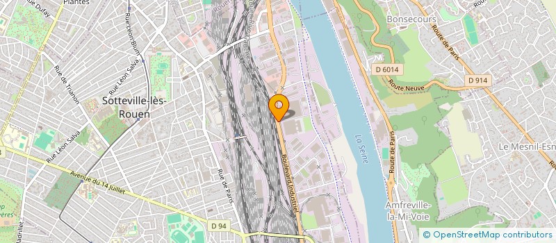 localisation de l'entreprise SCI CLEMILLE  SOTTEVILLE-LES-ROUEN