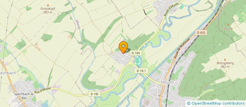 localisation de l'entreprise SCI CLEMIMAN  ILLFURTH