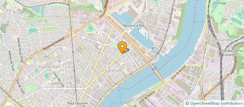 localisation de l'entreprise SCI CLEMJONANT  BORDEAUX