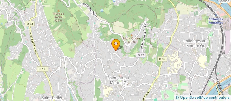 localisation de l'entreprise SCI CLEMJUL  SAINT-CYR-AU-MONT-D'OR