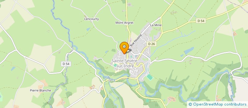 localisation de l'entreprise SCI CLEMM à SAINTE-SEVERE-SUR-INDRE