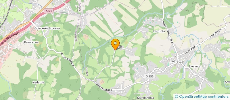 localisation de l'entreprise SCI CLEMMA  AHETZE