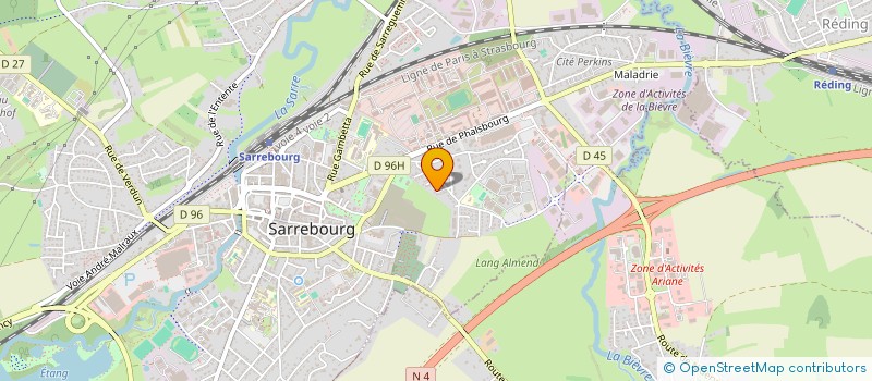 localisation de l'entreprise SCI CLEMMY à SARREBOURG