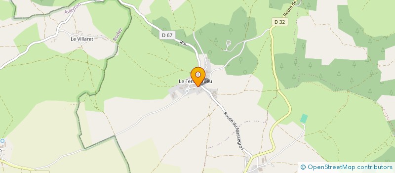 localisation de l'entreprise SCI CLEMOLOT  MASSEGROS CAUSSES GORGES