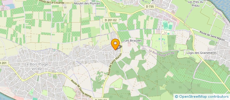 localisation de l'entreprise SCI CLEMORAH  LE BOIS-PLAGE-EN-RE