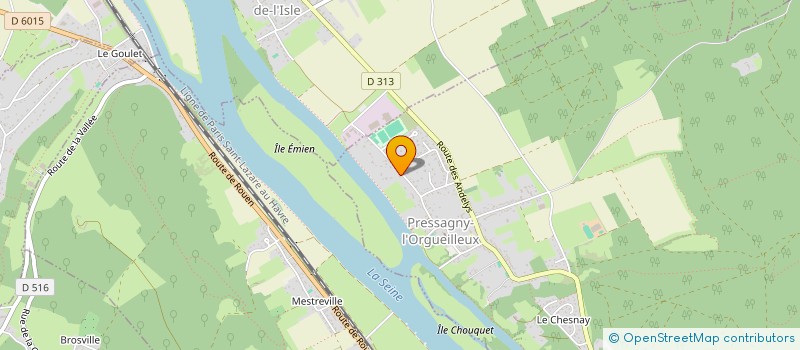 localisation de l'entreprise SCI CLEMORJUL  PRESSAGNY-L'ORGUEILLEUX