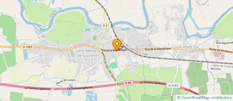 localisation de l'entreprise SCI CLEMOYA  SAINT-MEDARD-DE-GUIZIERES