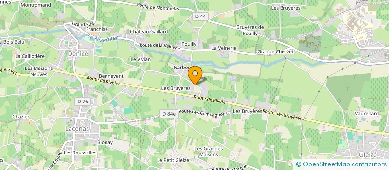 localisation de l'entreprise SCI CLEMS  DENICE