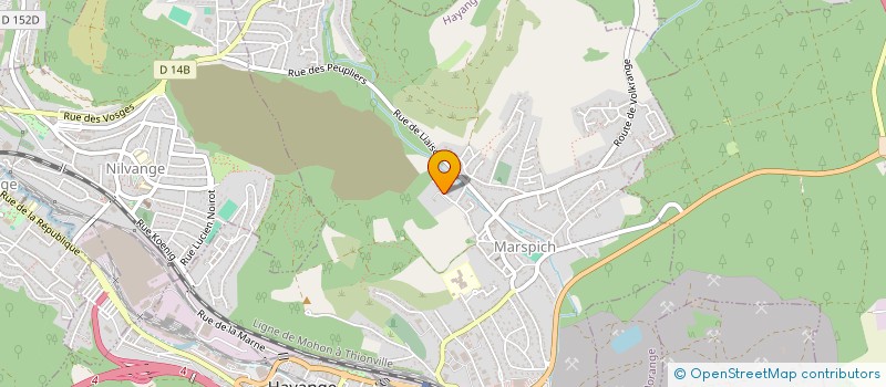 localisation de l'entreprise SCI CLEMS  HAYANGE