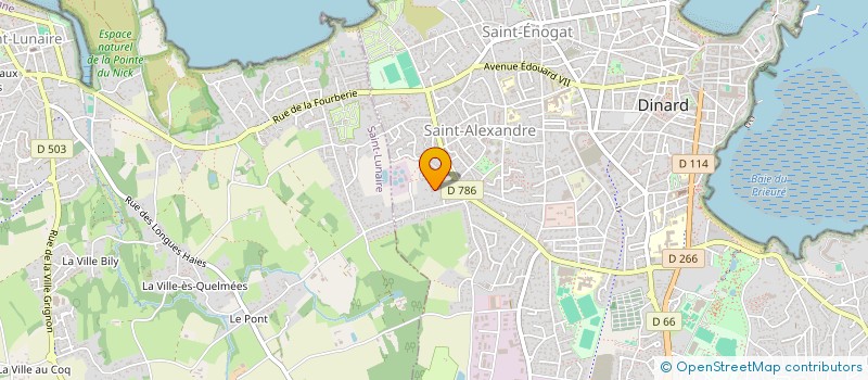 localisation de l'entreprise SCI CLEMSI  DINARD