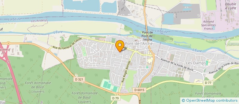 localisation de l'entreprise SCI CLEMTHO  PONT-DE-L'ARCHE