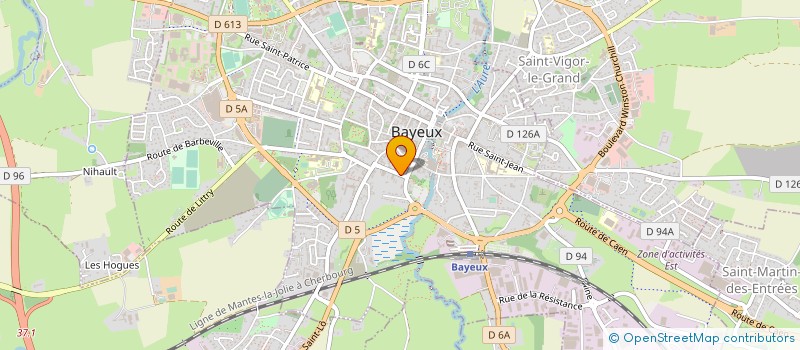 localisation de l'entreprise SCI CLEMTIS  BAYEUX