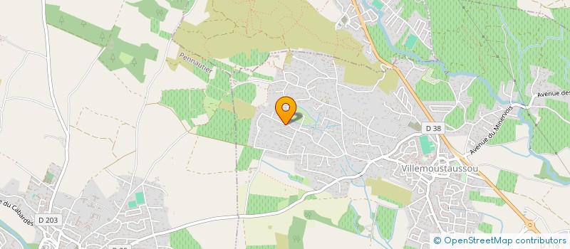 localisation de l'entreprise SCI CLEMVAL à VILLEMOUSTAUSSOU