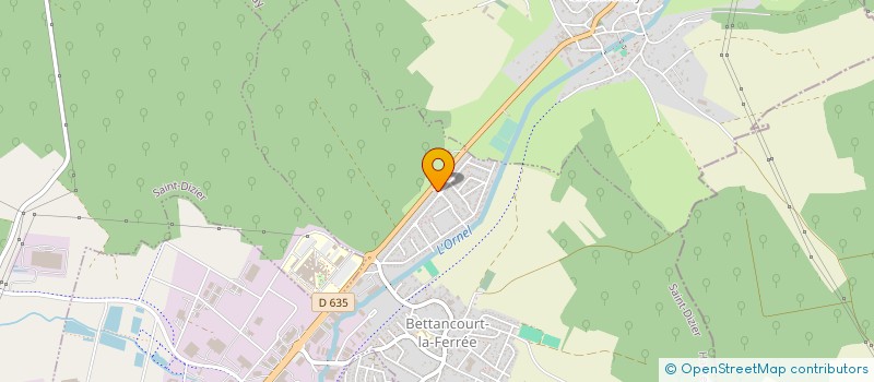 localisation de l'entreprise SCI CLEMVALE à BETTANCOURT-LA-FERREE