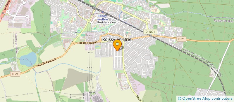 localisation de l'entreprise SCI CLENIA  ROISSY-EN-BRIE