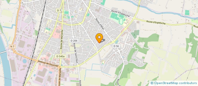 localisation de l'entreprise SCI CLENICA à MONTELIMAR