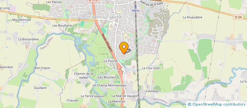 localisation de l'entreprise SCI CLENIJU II  VERN-SUR-SEICHE