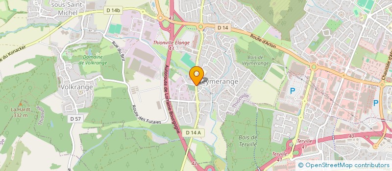 localisation de l'entreprise SCI CLEO à THIONVILLE
