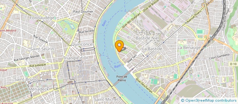 localisation de l'entreprise SCI CLEO  BORDEAUX