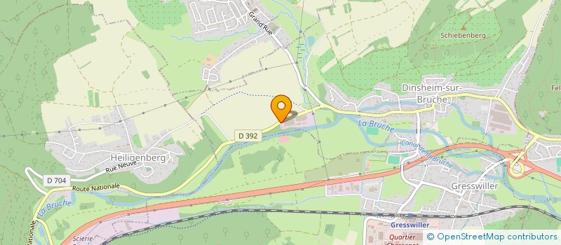 localisation de l'entreprise SCI CLEO  DINSHEIM-SUR-BRUCHE