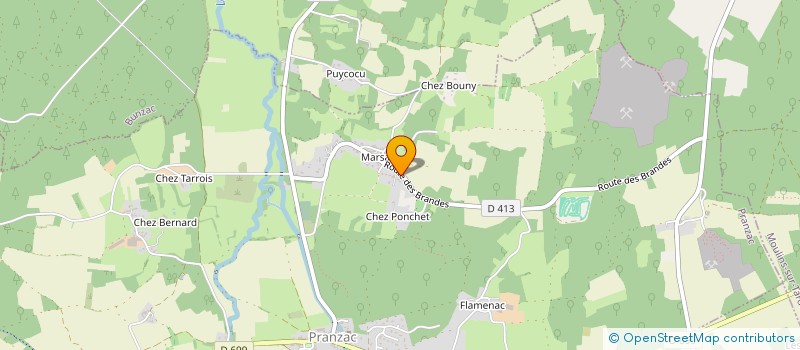 localisation de l'entreprise SCI CLEO  PRANZAC