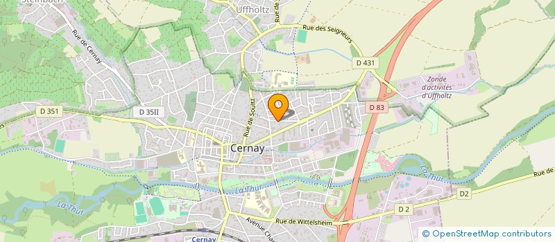 localisation de l'entreprise SCI CLEO  ASPACH-MICHELBACH