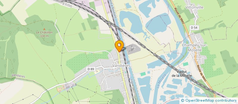 localisation de l'entreprise SCI CLEO  VANDIERES