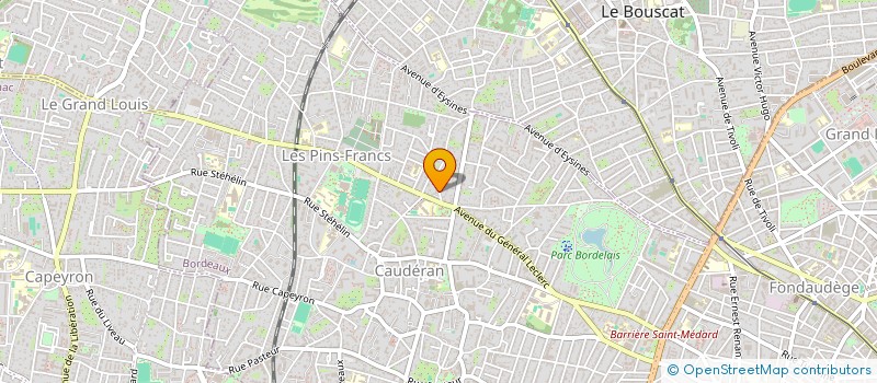 localisation de l'entreprise SCI CLEO IMMO  BORDEAUX