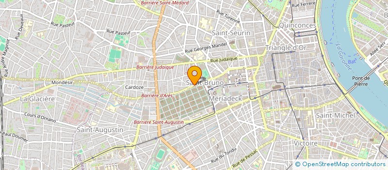 localisation de l'entreprise SCI CLEO INCORPORATION à BORDEAUX