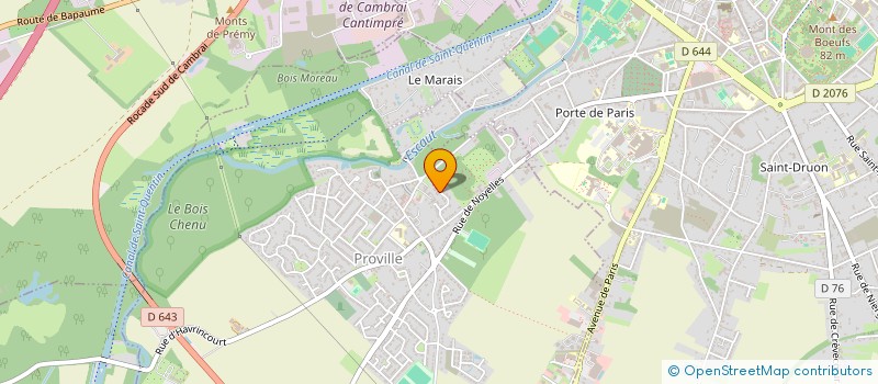 localisation de l'entreprise SCI CLEO-PAT  PROVILLE