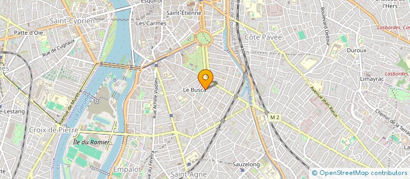 localisation de l'entreprise SCI CLEOBEN à TOULOUSE
