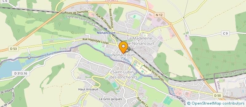 localisation de l'entreprise SCI CLEODA  DROISY