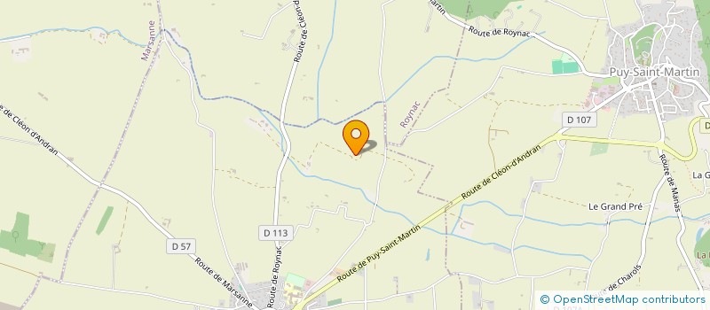 localisation de l'entreprise SCI CLEOLLYWOOD  CLEON-D'ANDRAN